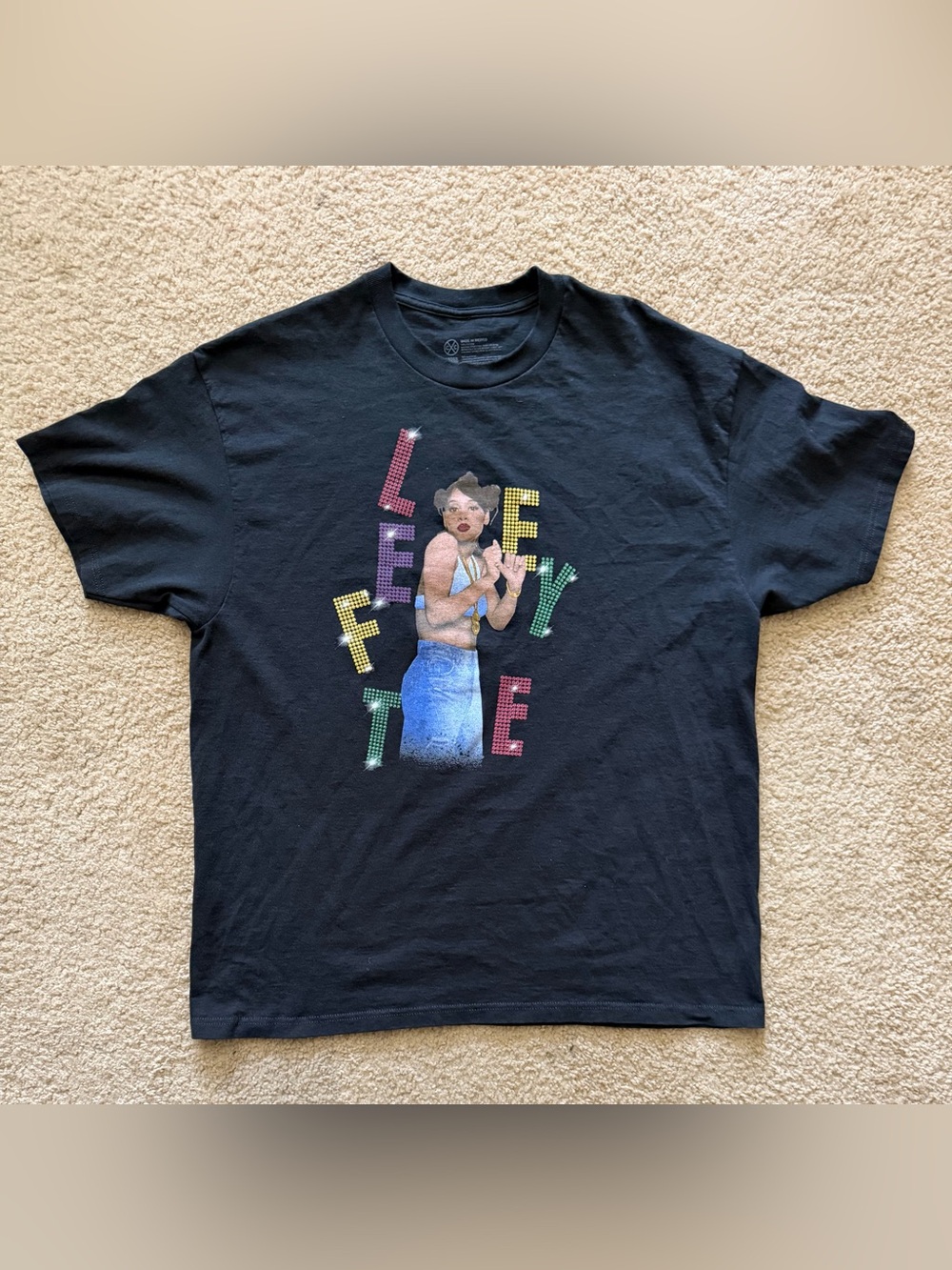 Cross Colours X Left Eye TLC Graphic Tee Black XL
